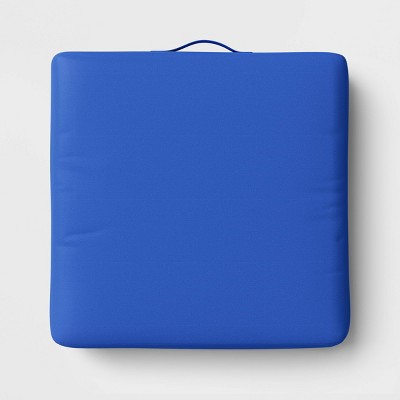 20"x20" Solid Outdoor Deep Seat Cushion Cobalt Blue - Room Essentials™