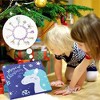 Aoibox Christmas Advent Calendar 2025 24 Set Blue Unicorn Theme DIY Charm Pendant Bracelet Necklace Countdown Gift for Girls - 2 of 4