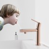 ChicFurnit Bathroom Sink Faucet Single Handle Design with Fountain and Flow Mode for Modern Style, Gold, 15.35"*9.45"*2.76" - 4 of 4