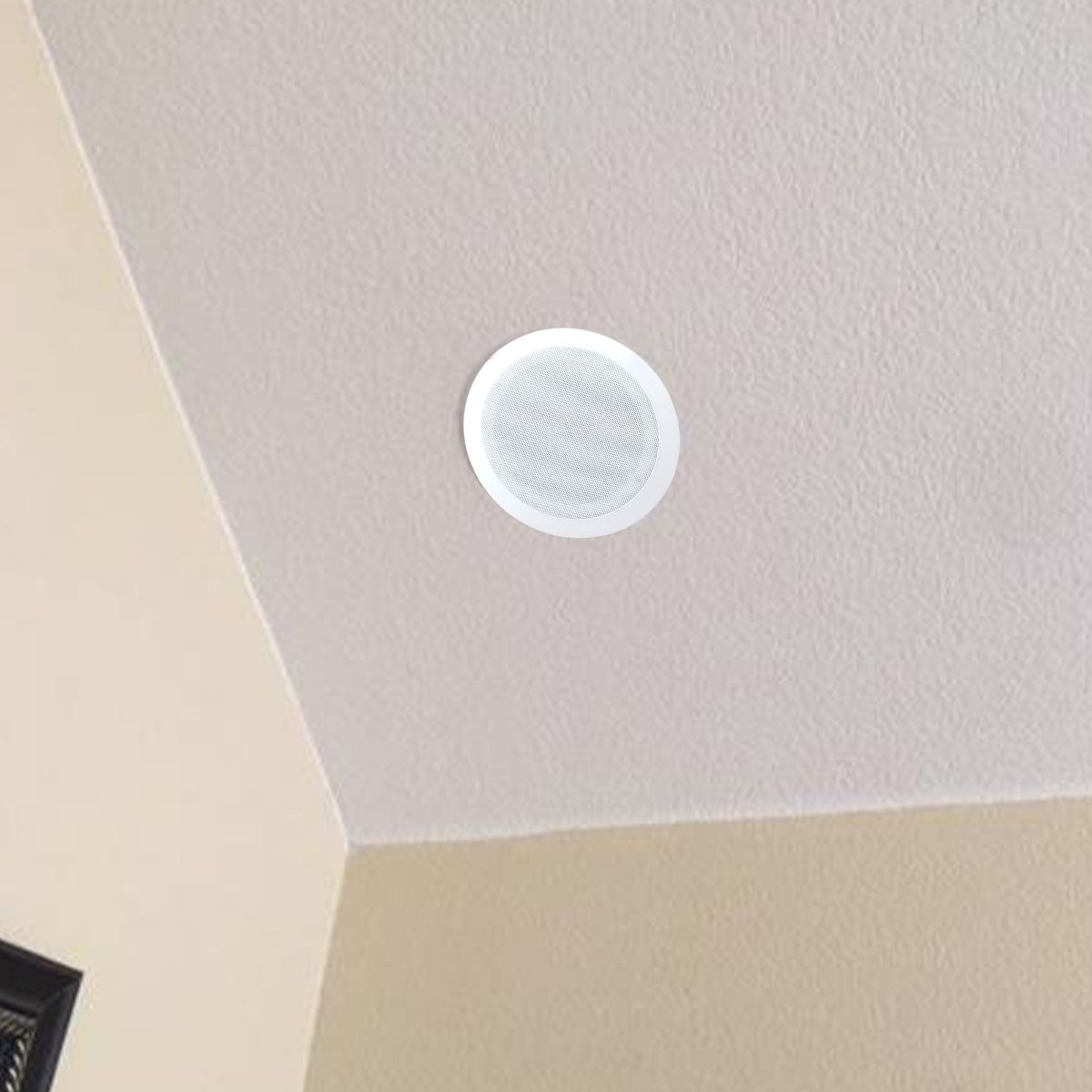 Pyle Home PDIC PRO Max Series 6.5'' 200W Round Flush Mount In Wall/Ceiling Home Speakers Pair with Directable 0.5' Polymer Dome Tweeter, 8 Pack - thumbnail 5