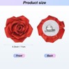Unique Bargains Handmade Big Rose Flower Brooches and Pins for Women 4.3 Inch 1 Pc - 3 of 4