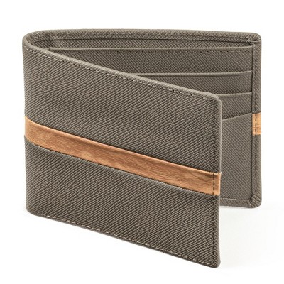 Men's Genuine Leather Slim Bifold RFID Wallet
