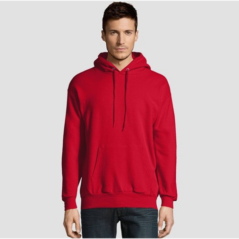 billetpris formel trend Hanes Men's Ecosmart Fleece Pullover Hooded Sweatshirt - Deep Red S : Target