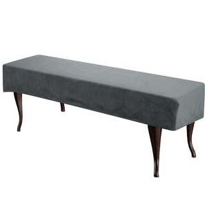 Unique Bargains Stretch Anti-Dust Protecting Dining Bench Slipcovers 40" - 55" - 1 of 4