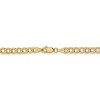 Black Bow Jewelry 4.3mm, 14K Yellow Gold, Hollow Curb Link Chain Necklace - 3 of 4