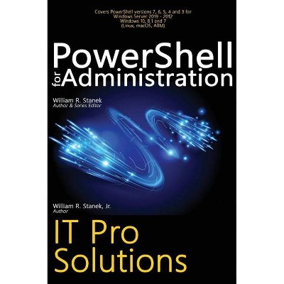 PowerShell for Administration, IT Pro Solutions - (It Pro Solutions) by  William R Stanek & William Stanek (Hardcover)