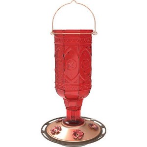 More Birds Jewel 20 Oz. Red Glass Hummingbird Feeder - 1 of 1