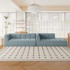 112.2" Upholstered Modular L-Shaped Sectional Sofa, 2pcs Free Combination - 2 of 4