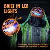 Joyfy 72'' Halloween Standing Pumpkin Ghost Outdoor Decoration, Sound-Actived Life Size Animatronics Ghost Haunted House Props for Garden Yard Lawn - 2 of 4