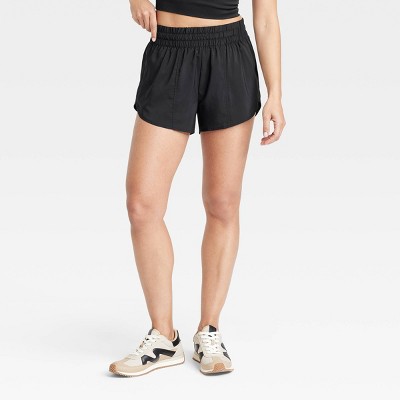 Women's Woven Mid-Rise Run Shorts 3" - All In Motion™