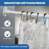 Adjustable Shower Curtain Rod 28 to 76 Inch Heavy Duty White for Bathroom Closet Doorway Balcony and Laundry Room - 3 of 4