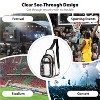 Garnen Clear Crossbody Bags for Stadium Events, Clear Purse Crossbody Sling Bag Clear Stadium Approved See Through Bag with Zipper & Adjustable Strap - 2 of 4