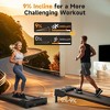 Probe Hues Walking Pad Treadmill with 4-Level Auto Incline, 300 lbs Capacity - 2 of 3