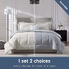 Nestl 9 Piece Reversible Comforter Set, Bed in a Bag, All in one Bed Set with Cooling Pillows - 2 of 4