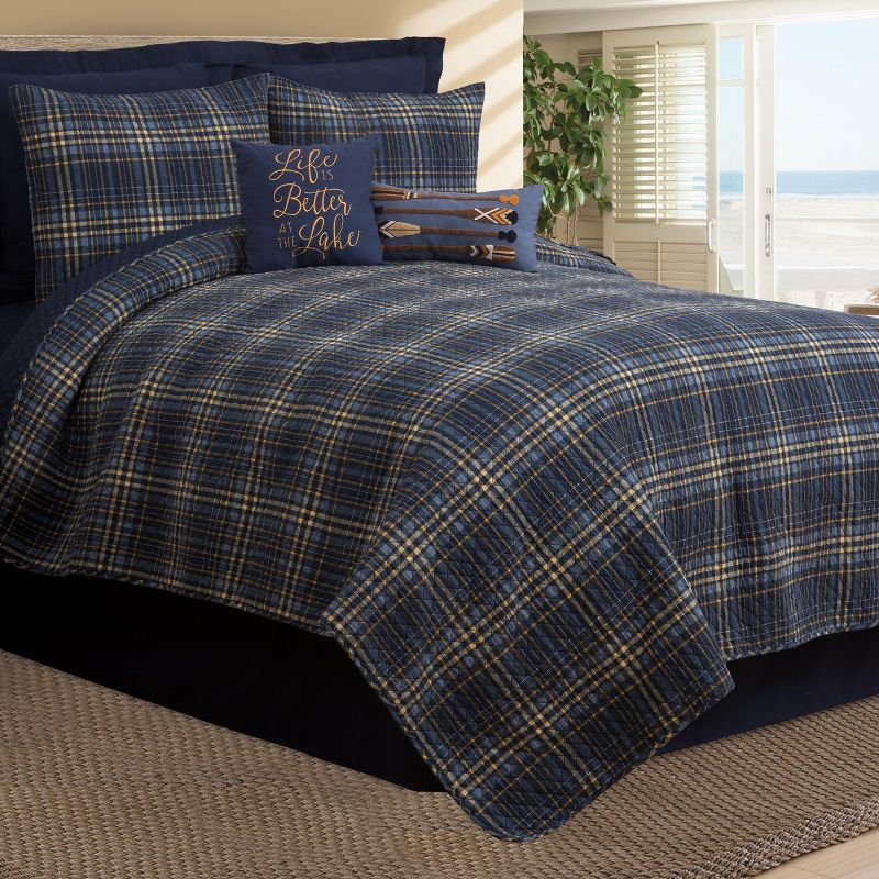 C&F Home Harvey Plaid Quilt Bedding Collection, 1 of 4