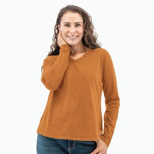 Old Ranch Brands Women's Bryce V-Neck Top - 1 of 4