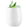 Smarty Had A Party 12 oz. Solid White Elegant Stemless Plastic Wine Glasses (64 Glasses) - 2 of 4