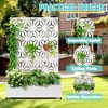 TOAOTBNBO Metal Raised Garden Bed with Star Pattern, Outdoor Planter Box with Wheels, Modern Privacy Screen for Garden and Patio - 4 of 4