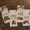 Park Designs Holly Jolly Woody Embroidered Dishtowel Set of 2 - 2 of 2