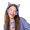 ART+SOUND LED Light Up Kawaii Cat Bluetooth Wireless / Wired Headphones - 3 of 4