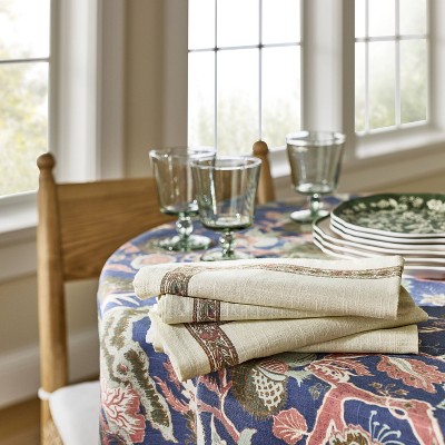 4pk Floral Napkins - Threshold™ designed with Studio McGee
