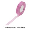 Unique Bargains Ribbon Soft Chiffon Polyester 1771.65"x0.63" 1 Pc - 3 of 4