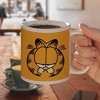 Garfield This IS My Happy Face Ceramic Coffee Mug, Novelty Gift Mugs for Coffee, Tea and Hot Drinks, 11oz, White - 4 of 4