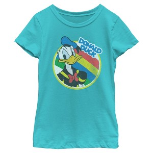Girls Mickey & Friends Serious Donald Duck T Shirt - 1 of 4