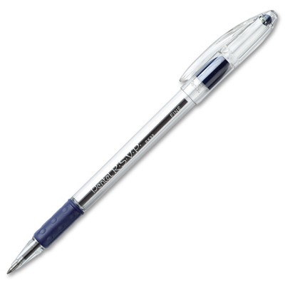 Pentel R.S.V.P. Ballpoint Pen, Fine Point, Blue (Case of 25)