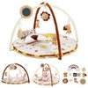 Baby Activity Play Mat with 9 Removable Toys for Sensory, Motor, and Cognitive Development, Includes Padded Tummy Time Mat, Machine Washable - 2 of 4