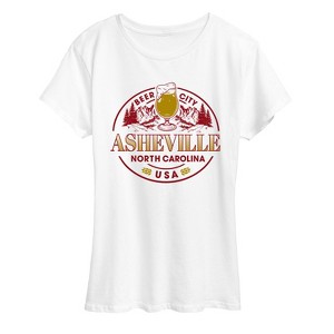 Women's - Instant Message - Asheville NC Short Sleeve Graphic T-Shirt - 1 of 4