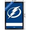 Trends International NHL Tampa Bay Lightning - Logo 21 Framed Wall Poster Prints - 3 of 4
