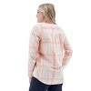 Old Ranch Brands Women's Flora Organic Y-Neck Top - Coral, Size Medium - 4 of 4