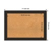 Amanti Art Accent Bronze Framed Corkboard, Natural Cork - 4 of 4