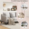 80.5''W Modern Upholstered Sofa Couch with Wood Frame, 3-Seater Fabric Sofa for Living Room & Apartment - ModernLuxe - 4 of 4