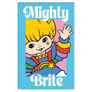 Trends International Rainbow Brite (1984) - Mighty Brite Retro Style Framed Wall Poster Prints - 1 of 4