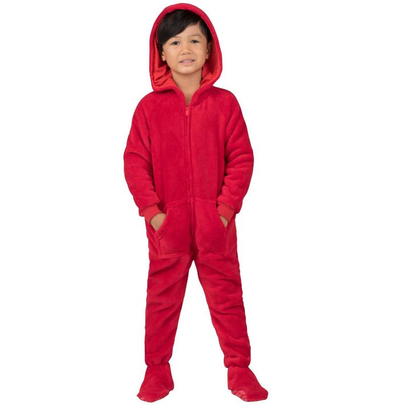 Footed Pajamas - Family Matching - Heatwave Hoodie Chenille Onesie For Boys, Girls, Men and Women | Unisex, 3 of 6
