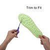 Unique Bargains Trim to Fit Shoe Inserts Fit Shoe White Blue 1 Pair - 2 of 4
