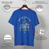 Men's WWE John Cena Never Give Up Blue Logo T-Shirt - 3 of 4