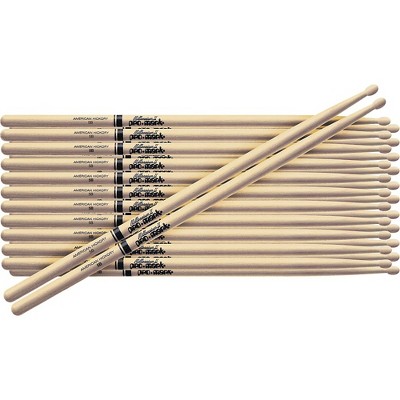 Promark 12-Pair American Hickory Drumsticks Wood 5B