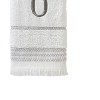 SKL Home By Saturday Knight Ltd Casual Monogram Hand Towel Set O - 2-Count - 16X26", White - 2 of 3