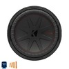 Kicker 12 Inch Comp R Woofer 48CWR124 Package with 46CXA4001 Amplifier and wire kit - 3 of 4