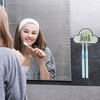 Unique Bargains Bathrooms Wall Mounted Toothbrush Holder 4.33"x2.56" - 2 of 4
