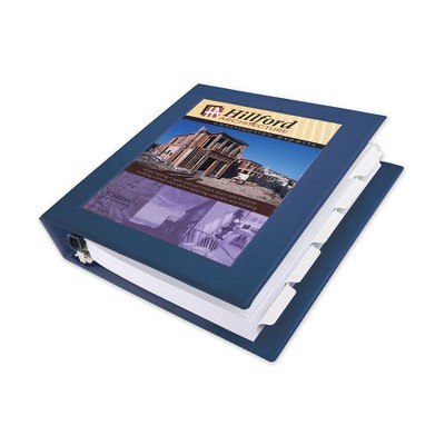 Photo 1 of Avery Framed View Heavy-Duty Binders, 3 Rings, 0.5" Capacity, 11 x 8.5, Navy Blue