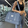 Luupatchy Three-dimensional Diamond Patterned Travel Bag, Dry Wet Separation , for Travel, Fitness Yoga, Weekend Tote Overnight Bag - 3 of 4