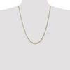 Black Bow Jewelry 2.75mm 10k Yellow Gold Flat Figaro Chain Necklace - 2 of 4