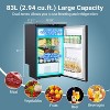 83L RV Refrigerator,Refrigeration range (-4℉-46℉),3 levels((H/M/L)) of battery protection, mini fridge for camping,APP Control, picnics, road trips - 2 of 4