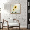 Amanti Art Sunny Blooms I (Sunflower) by Julia Purinton Canvas Wall Art Print Framed 16 x 16-in. - 4 of 4