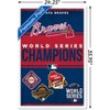Trends International MLB Atlanta Braves - Champions 23 Framed Wall Poster Prints - 3 of 4