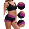 INSPIRE CHIC Women's High Waisted Loose Classic Full Coverage Briefs Breathable Cotton Ladies Panties 3 Packs - 3 of 4